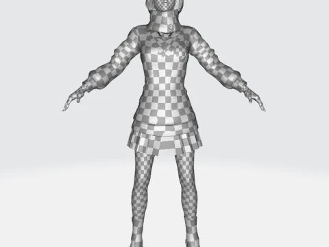 Noi - Asian Harmony Weaver 3D Model