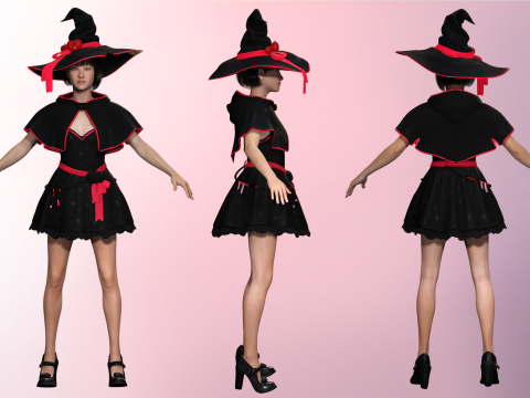Noi - Asian Enchantment Halloween Elegance 3D मॉडल