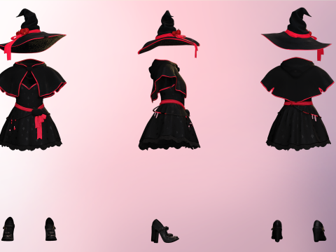 Noi - Asian Enchantment Halloween Elegance 3D मॉडल