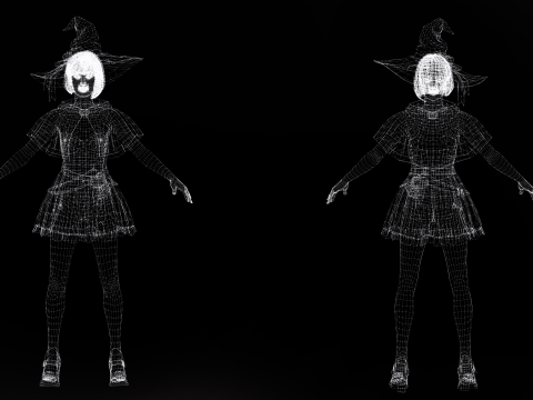 Noi - Asian Enchantment Halloween Elegance 3D मॉडल