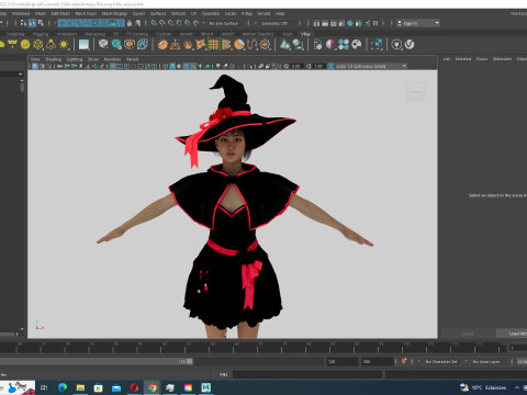 Noi - Asian Enchantment Halloween Elegance 3D मॉडल