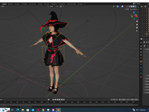 Noi - Asian Enchantment Halloween Elegance 3D मॉडल