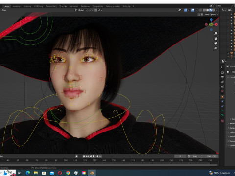 Noi - Asian Enchantment Halloween Elegance 3D मॉडल
