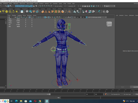 Noi - Kecantikan Asia Musim Gugur yang Cantik Dalam Warna Ungu Dan Coklat Model 3D