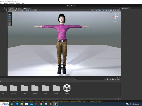 Noi - Autumn Chic Asian Bueauty In Purple And Brown 3D Model