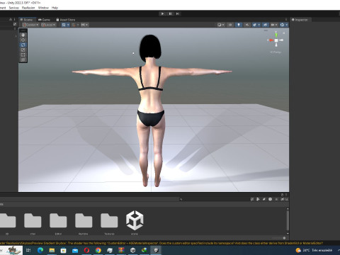 Noi - Kecantikan Asia Musim Gugur yang Cantik Dalam Warna Ungu Dan Coklat Model 3D