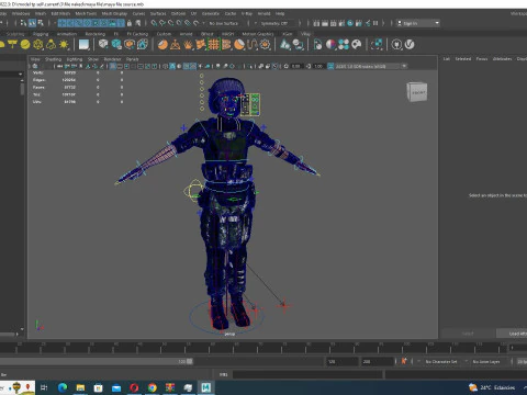 Noi - Asian Strength in Military Attire 3D Model