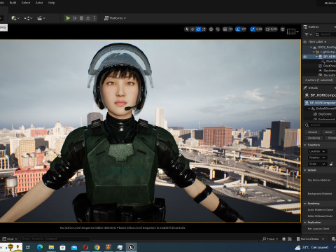 Noi - Asian Strength in Military Attire 3Dモデル