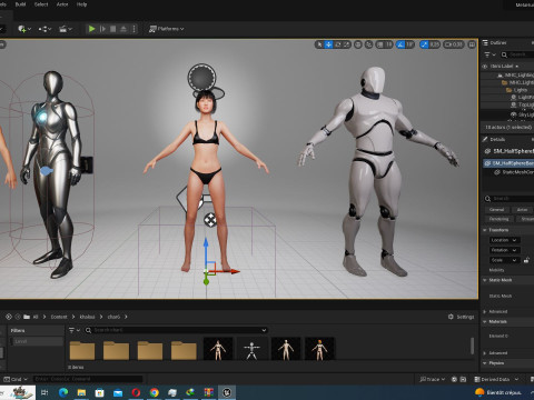 Noi - Asian Strength in Military Attire 3Dモデル