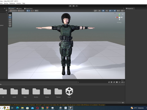 Noi - Asian Strength in Military Attire 3Dモデル