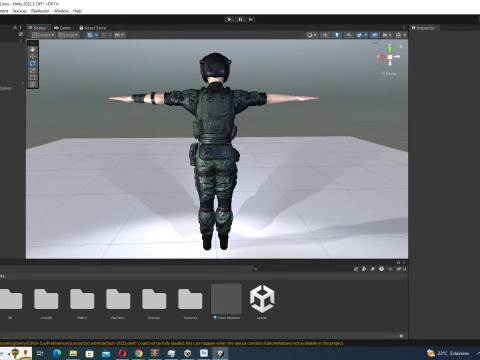Noi - Asian Strength in Military Attire 3D Model