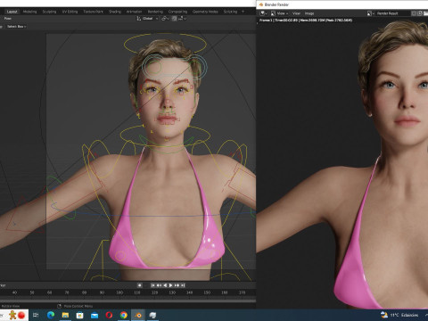Amelia - Perfect Base Shape V3 Model 3D