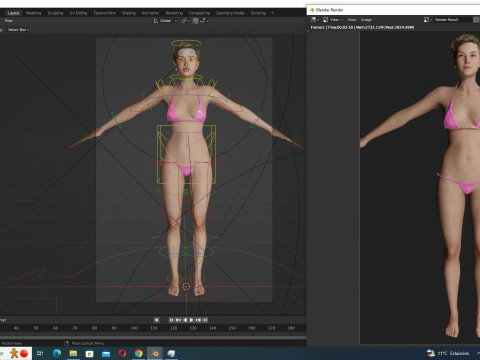 Amelia - Perfect Base Shape V3 Model 3D