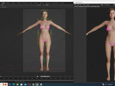 Amelia - Perfect Base Shape V3 3D Model