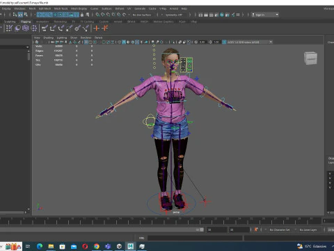 Amelia Pink Bliss - Young Chic 3D Model