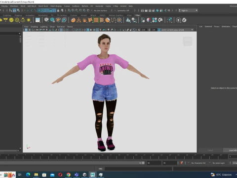 Amelia Pink Bliss - Young Chic 3D Model