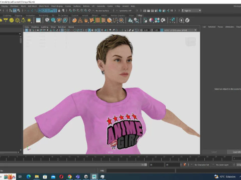 Amelia Pink Bliss - Young Chic 3D Model