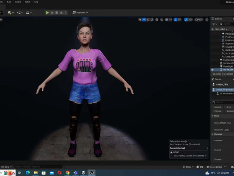 Amelia Pink Bliss - Young Chic 3D Model