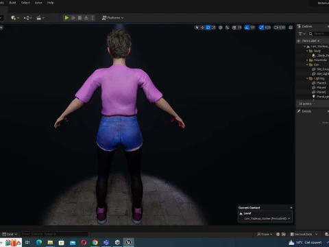 Amelia Pink Bliss - Young Chic 3D Model
