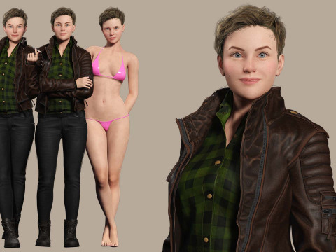 Amelia - Sleuth chic 3D Model