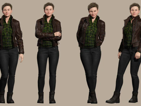 Amelia - Sleuth chic 3D Model