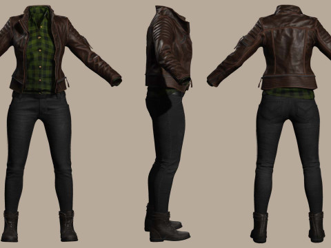 Amelia - Sleuth chic Model 3D