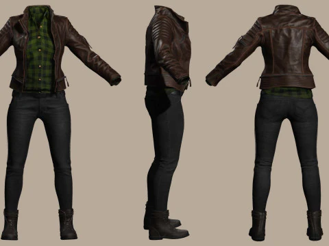 Amelia - Sleuth chic 3D Model