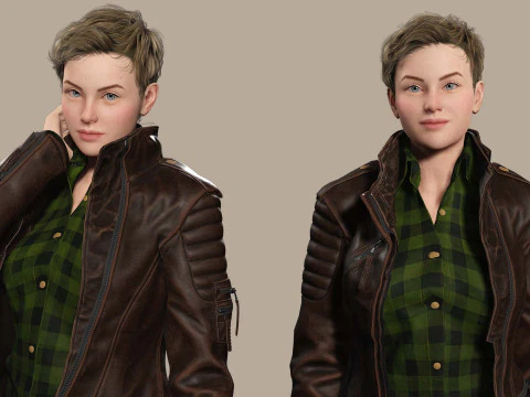 Amelia - Sleuth chic 3D Model