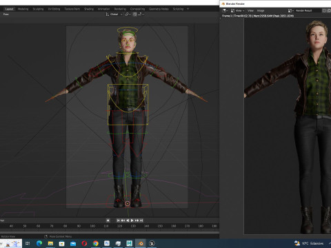 Amelia - Sleuth chic Model 3D