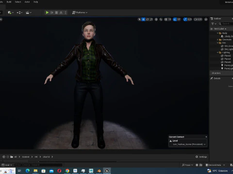 Amelia - Sleuth chic 3D Model