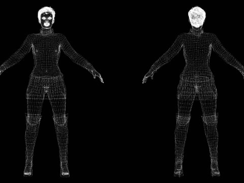 Amelia - Black Elegance Midnight 3D-Modell