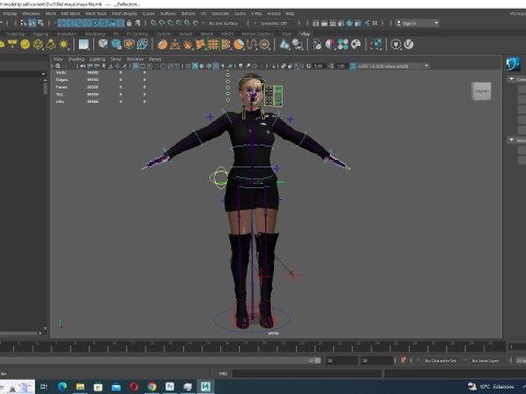 Amelia - Black Elegance Midnight 3D-Modell