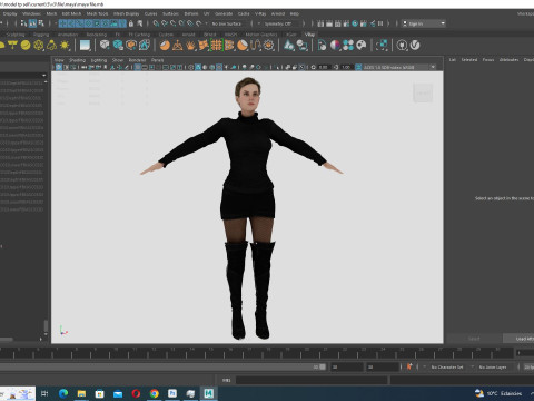 Amelia - Black Elegance Midnight 3D-Modell