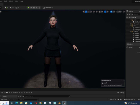 Amelia - Black Elegance Midnight 3D-Modell