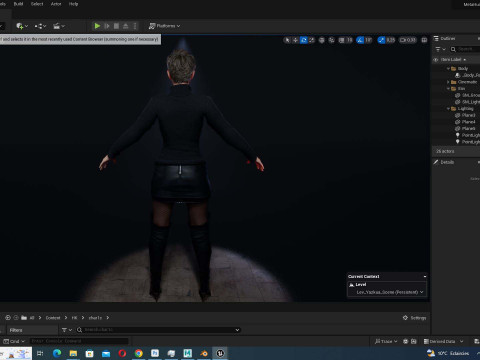 Amelia - Black Elegance Midnight 3D-Modell