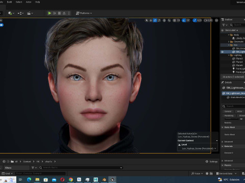 Amelia - Black Elegance Midnight 3D-Modell
