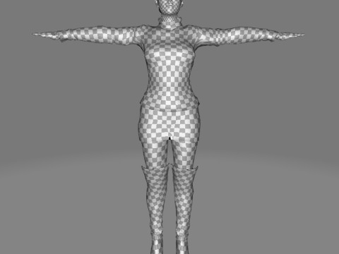 Amelia - Black Elegance Midnight 3D-Modell