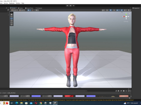 Amelia - Scarlet Allure Red Heat Model 3D