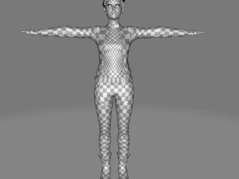 Amelia - Scarlet Allure Red Heat 3D Model
