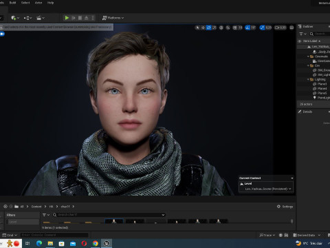 Amelia - Military Muse Command In Style 3D 模型