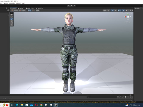 Amelia - Military Muse Command In Style 3D 模型