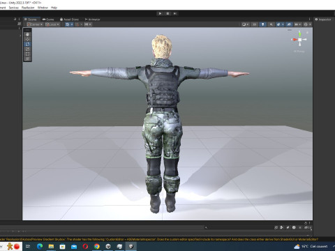 Amelia - Military Muse Command In Style 3D 模型