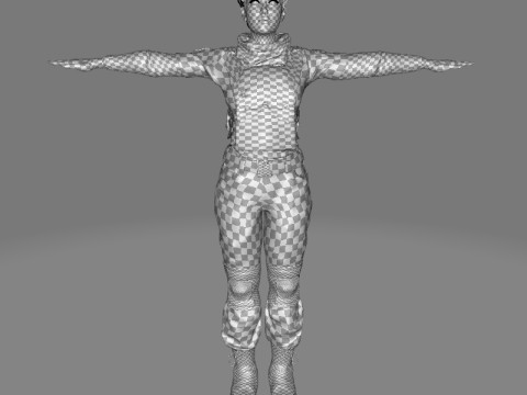 Amelia - Military Muse Command In Style 3D 模型
