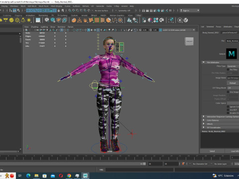 Amelia - Tropical Casual Vibes Model 3D
