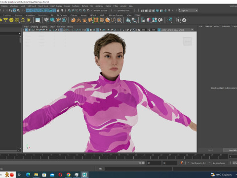 Amelia - Tropical Casual Vibes Model 3D