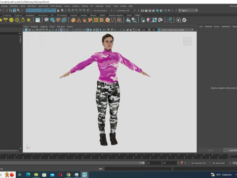 Amelia - Tropical Casual Vibes Model 3D