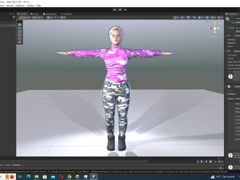 Amelia - Tropical Casual Vibes Model 3D