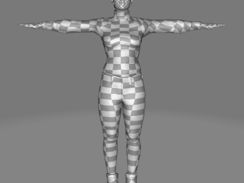Amelia - Tropical Casual Vibes Model 3D