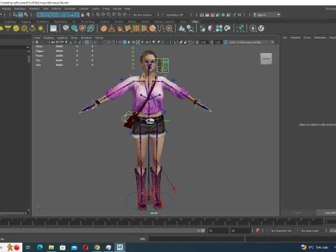 Amelia - Boho Gypsy Chic 3D Model