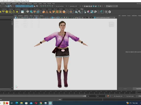 Amelia - Boho Gypsy Chic 3D Model
